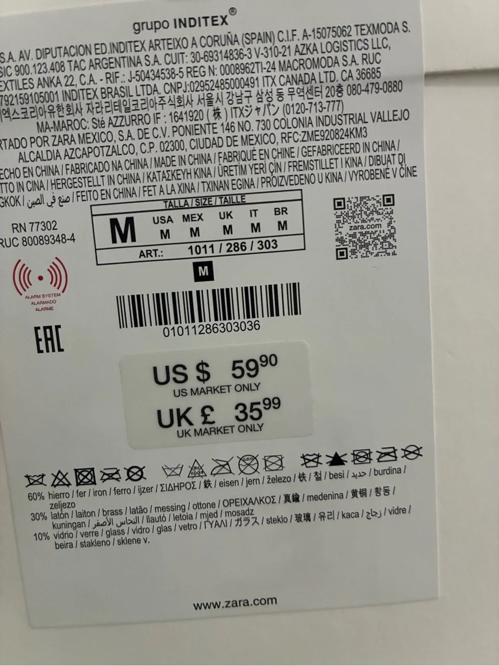 Zara new tags
